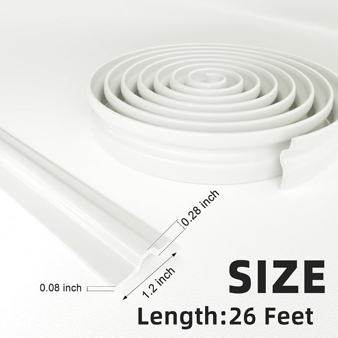 26 Feet Window Weather Stripping Door Seal Strip, Door Sweep - Image 4