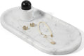 Bianco Carrara Marble Tray, Catchall by Koville