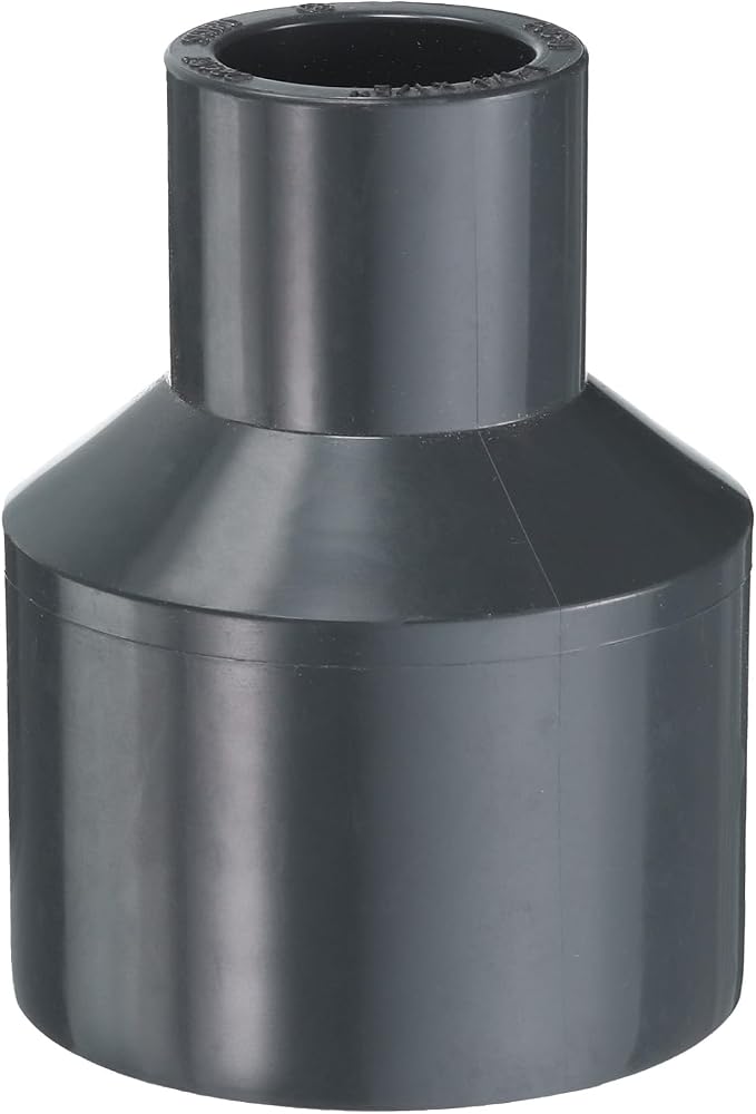 HARFINGTON PVC Reducing Coupling 1-1/4 x 1/2" Increaser/Reducer Coupling Pipe by HARFINGTON