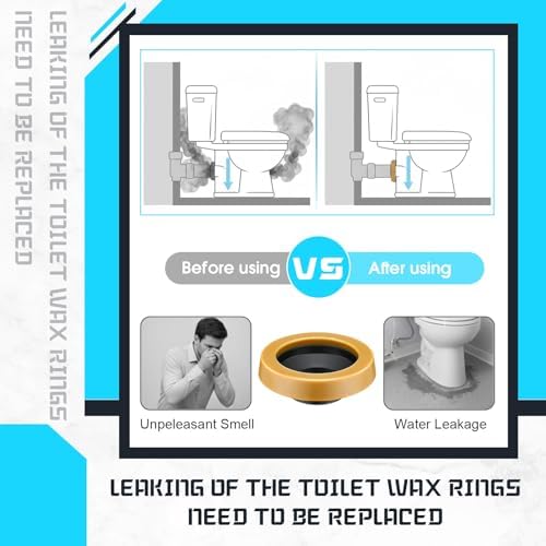 Marsui 30 Pack Toilet Wax Ring Thick Toilet Bowl Wax Ring Gasket - Image 5