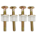 Universal Heavy Duty Toilet Seat Bolts Screws Set by Alamic
