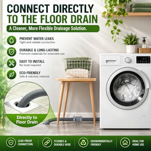 TTFLEX 6 FT Washing Machine Drain Hose Extension, Washer Drain Hose Kit - Image 4