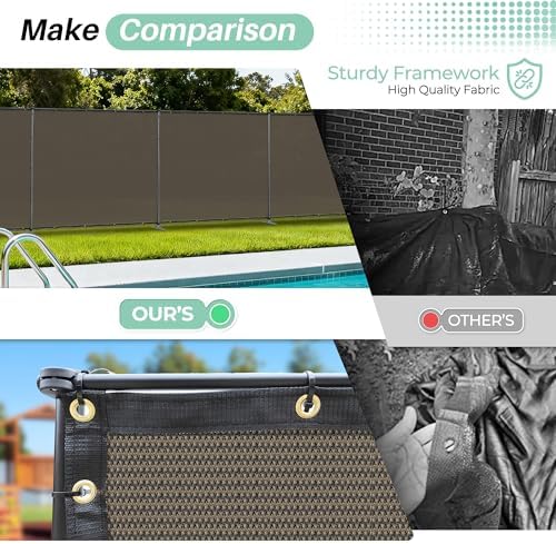 SunnyRoyal 5' x 78' Privacy Fence Screen Panel - Image 7