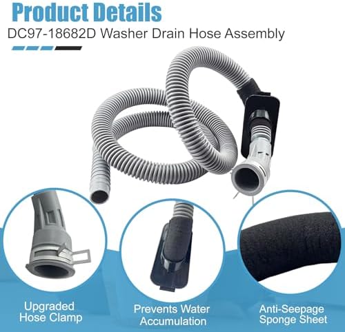 DC97-18682D DC97-18682C Washing Machine Hoses - Image 3