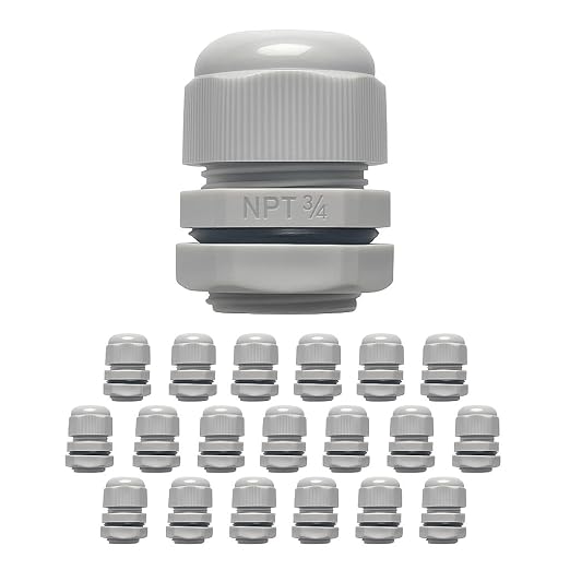 Strain Relief Nylon Cord Grip Cable Glands by MGISpeedWare