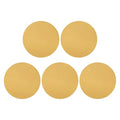 HARFINGTON 5 Pcs 9 Inch Sanding Discs 220 Grit Yellow Aluminum Oxide | Hook and by HARFINGTON