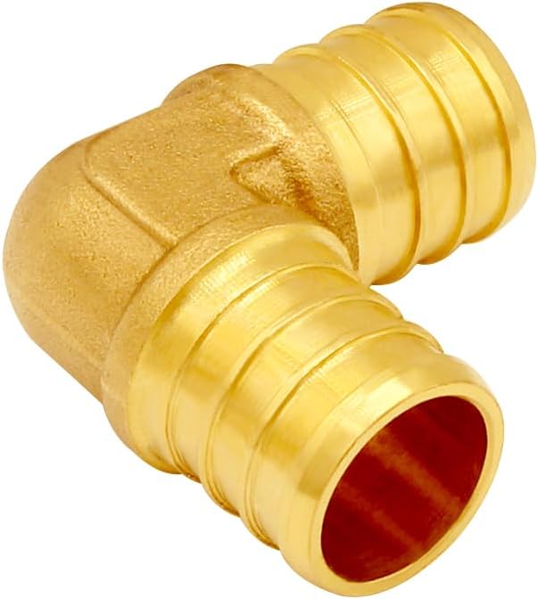 Uenede Brass 1/2 Inch PEX Coupling Crimp Pipe Tube Fitting Kit - Image 6
