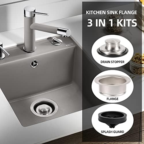RQYEKDO Garbage Disposal Flange Stopper Collar Sink Baffle Kit, Fit Universal - Image 2