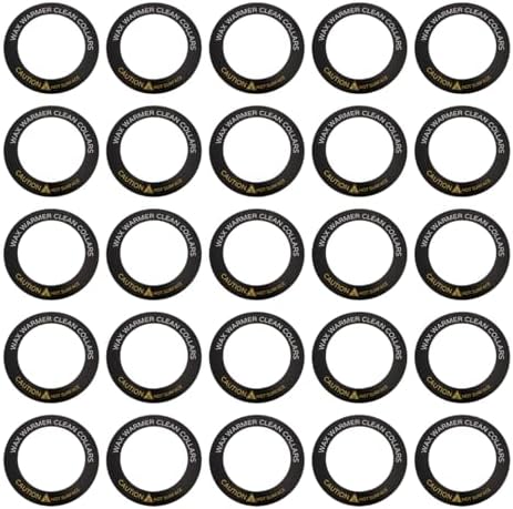 50pcs Wax Machine Ring Waxing Rings Wax Heater Warmer Collar Replacement Double by FOMIYES