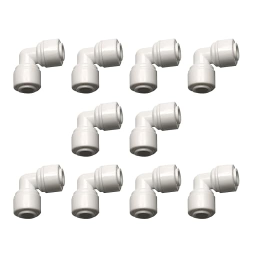 Malida 1/4" OD Tube to 1/4" OD Tube Elbow Quick Connect by MALIDA