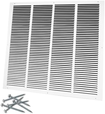 Howeall 24"W x 24"H Steel Return Air Grille, Air Return Vent Cover by Howeall