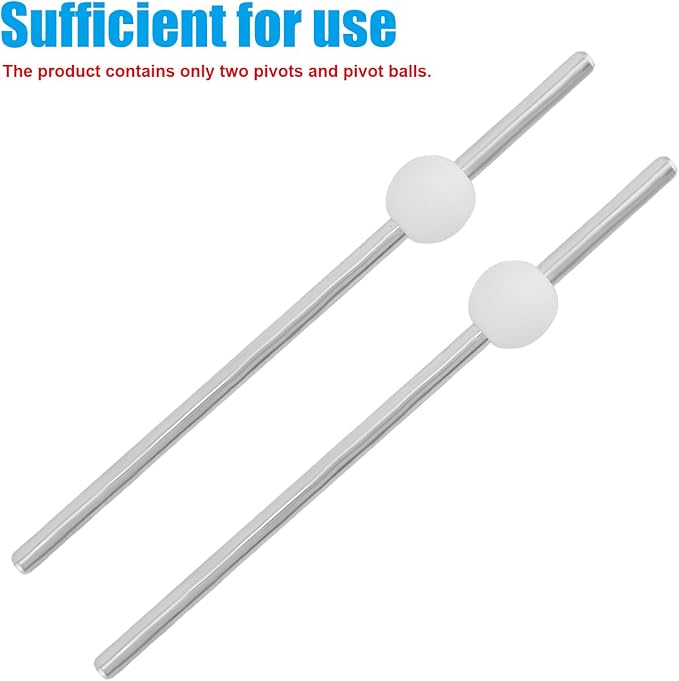 2pcs Lavatory Pop-Up Drain Center Piece Assembly - Image 7