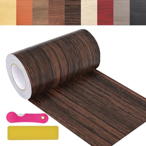 Wood Grain Repair Tape, 4.7 inch X 32ft Self Adhesive Grain Repair Patch by ZERNBER