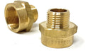 Cascada Lead-Free Brass Adapter, G Thread British BSPP Male to NPT Female |) by CascadaShowers