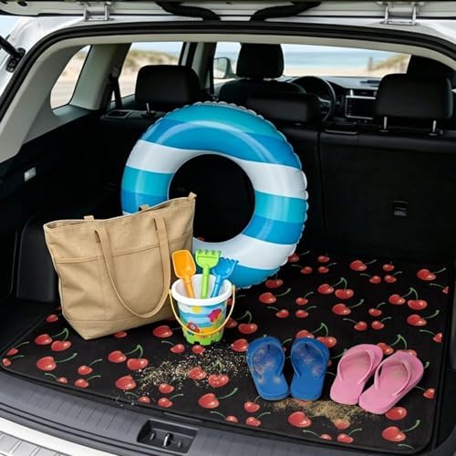 Black Cherry Trunk Mat Universal Waterproof Cargo Liner - Image 2