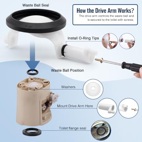 RV Toilet Parts 42048 42209 Compatible - Image 3
