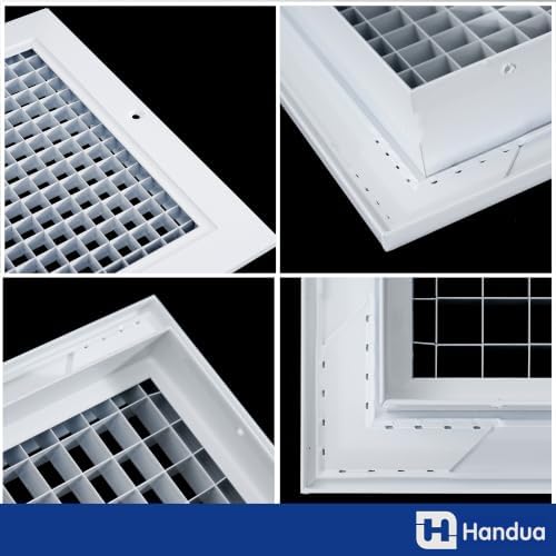Fits 24x20 and 20x24 Duct Opening | Aluminum Eggcrate Return Air Grille | Low - Image 4
