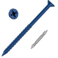 1/4" x 5" Concrete Screw Anchor Blue Flat Head Screws by Etauwe