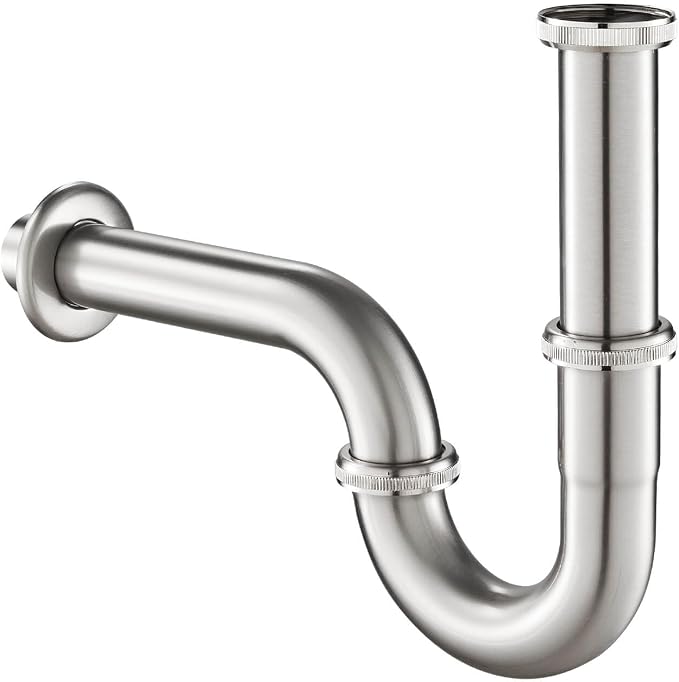 ROVOGO 1-1/4" Stainless Steel P-Trap Kit by ROVOGO