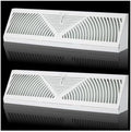 2PK 24 inch Baseboard Register Vent by EXCELFU