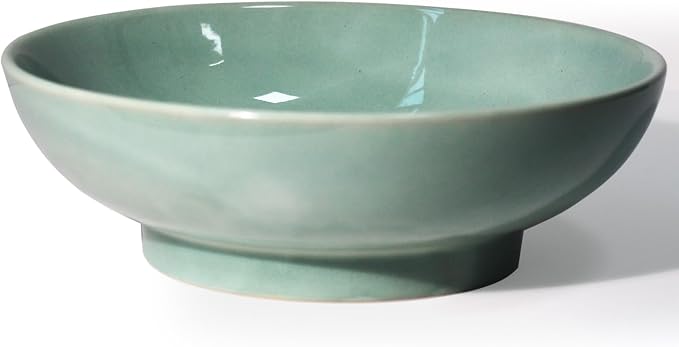 10" Decorative Bowl, Ceramic Fruit Bowl by MUUBOOX