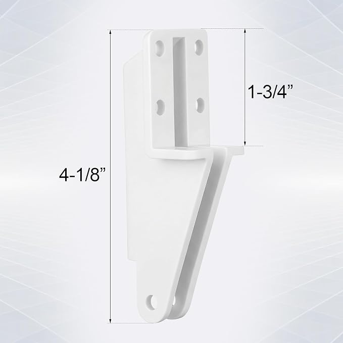 Nuanchu 2 Pack Screen Door Closer Bracket Storm Hardware Replacement Post Jamb - Image 2