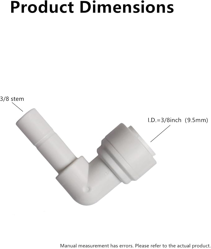 10 PCS Water Pipe Stem Elbow Connector - Image 2
