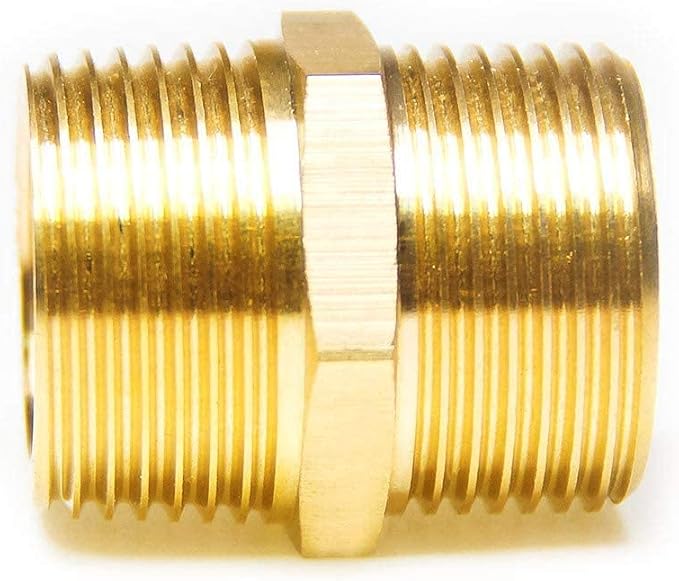 Joywayus 3/4" G Thread Male × 3/4" NPT Thread Male Brass Pipe Fitting Adapter - Image 8
