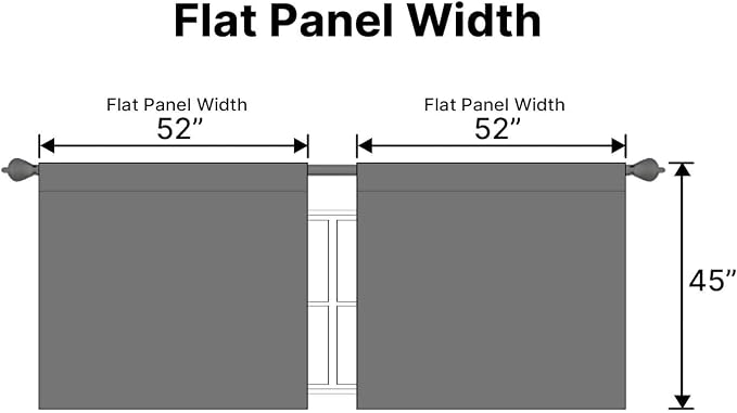 H.VERSAILTEX Blackout Curtains Thermal Insulated Window Treatment Panels Room - Image 7