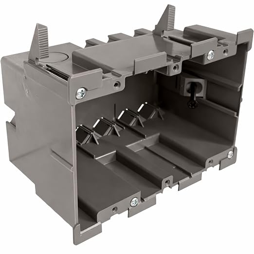 SmarToggle Three Gang Retrofit Wall Box – Old Work Electrical Box by Morris