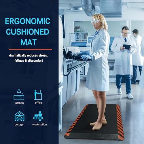 FEATOL Anti Fatigue Mat Industrial, Ergonomic Standing Floor Mat - Image 5