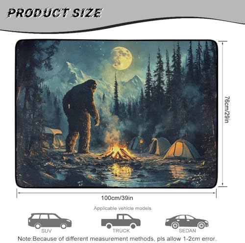 Bigfoot Campfire Trunk Mat 29"x39" - Image 7