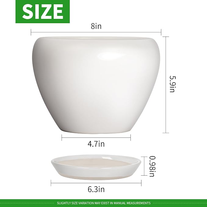 Deep Dream 8 Inch Plant Pot - Image 3