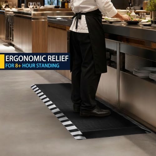 FEATOL Anti Fatigue Mat Industrial, Ergonomic Standing Floor Mat - Image 2