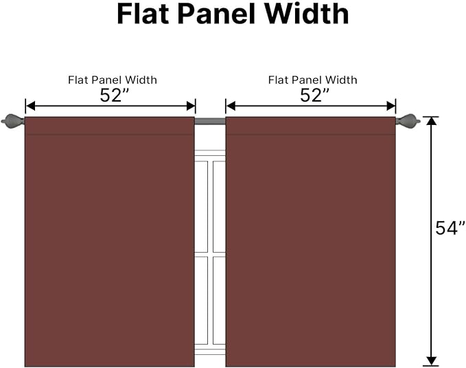 H.VERSAILTEX Blackout Curtains Thermal Insulated Window Treatment Panels Room - Image 7