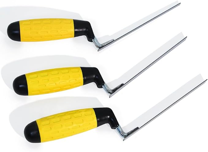 Concrete Masonry Mortar Repair Tools Set 6" Stainless Steel Tuck Pointers - Image 4