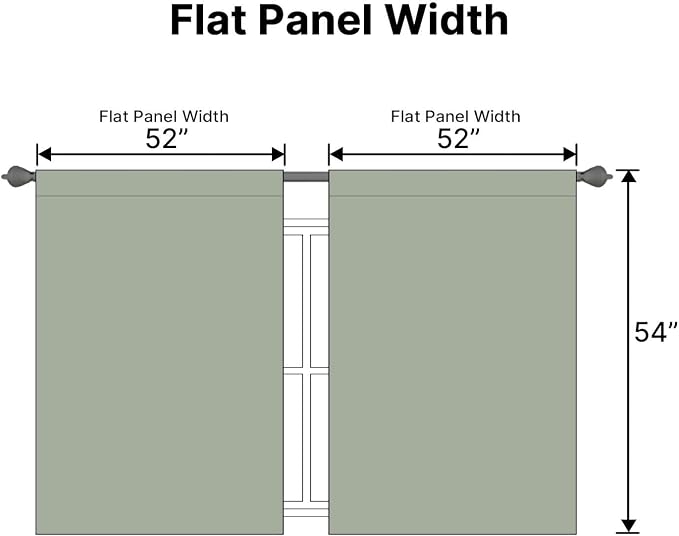 H.VERSAILTEX Blackout Curtains Thermal Insulated Window Treatment Panels Room - Image 7