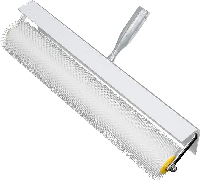 Spike Roller, 19 Inch Spiked Screeding Compound Floor Roller, Latex Self by JEOZBM
