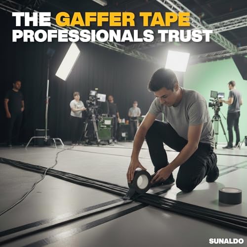 Gaffers Tape Heavy Duty, Easy Rip, No Residue | White - Image 7