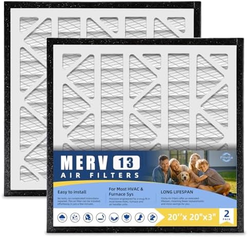 20x20x3 Air Filter Replacement For Zephyr 20X20X3 VGF MERV13 by Filvita