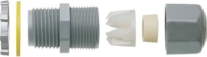 Arlington LPCG50-10 1/2-Inch Strain Relief Electrical Cord Connector - Image 2