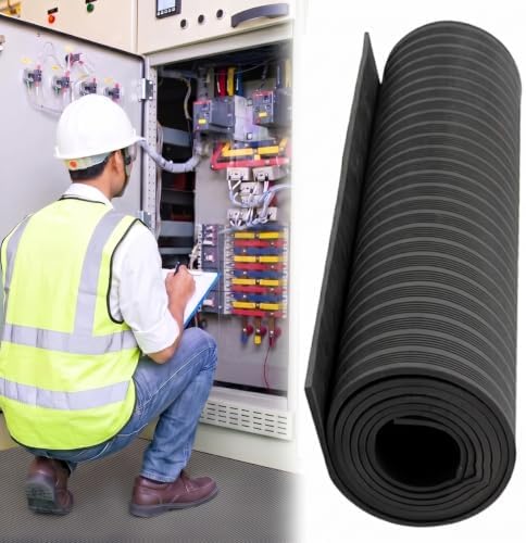 Power Room Rubber Safety Mat for Electrical Work by Unknown