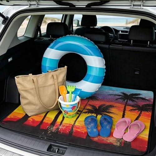 Palm Sunset Trunk Mat 29"x39" - Image 2