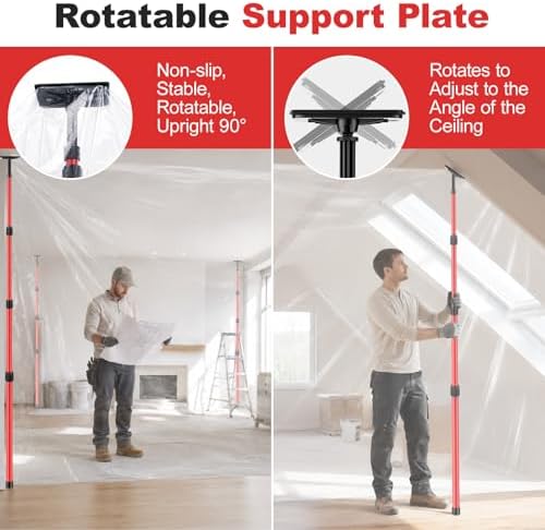 12FT Dust Barrier Poles Kit - Image 4