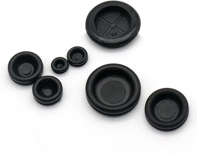 Vrupin 188 Pieces Rubber Grommet Kit – Rubber Plugs - Image 5