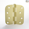 goldenwarm 12 Pack 4 inch Door Hinges Satin Gold Residential Door Hinges Brass by goldenwarm