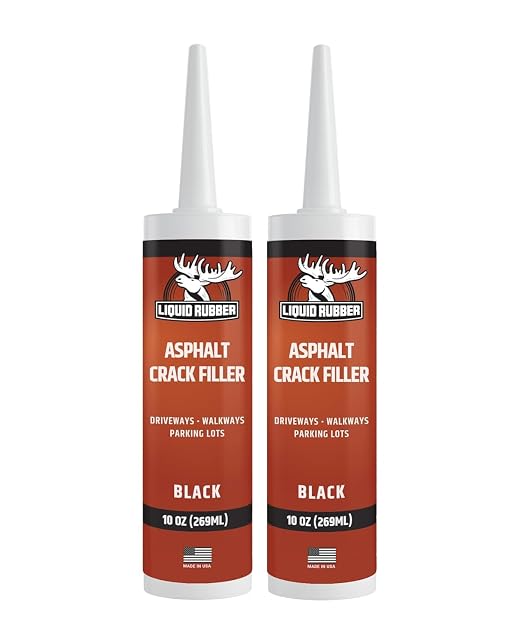 Liquid Rubber Self-Leveling Asphalt Driveway Crack Filler, Parking Lot & by LiquidRubber