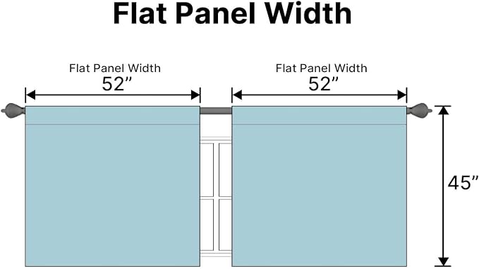 H.VERSAILTEX Blackout Curtains Thermal Insulated Window Treatment Panels Room - Image 7