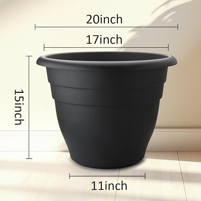 RooTrimmer 3 Pack 20 Inch Large Plant Pots - Image 2