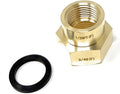 Cascada 3/4" G Thread Female to 1/2" NPT Thread Female Pipe Fitting Adapter by CascadaShowers